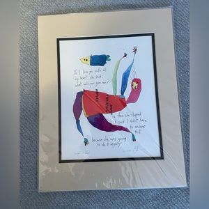 StoryPeople Print - “Single Mind”. New.